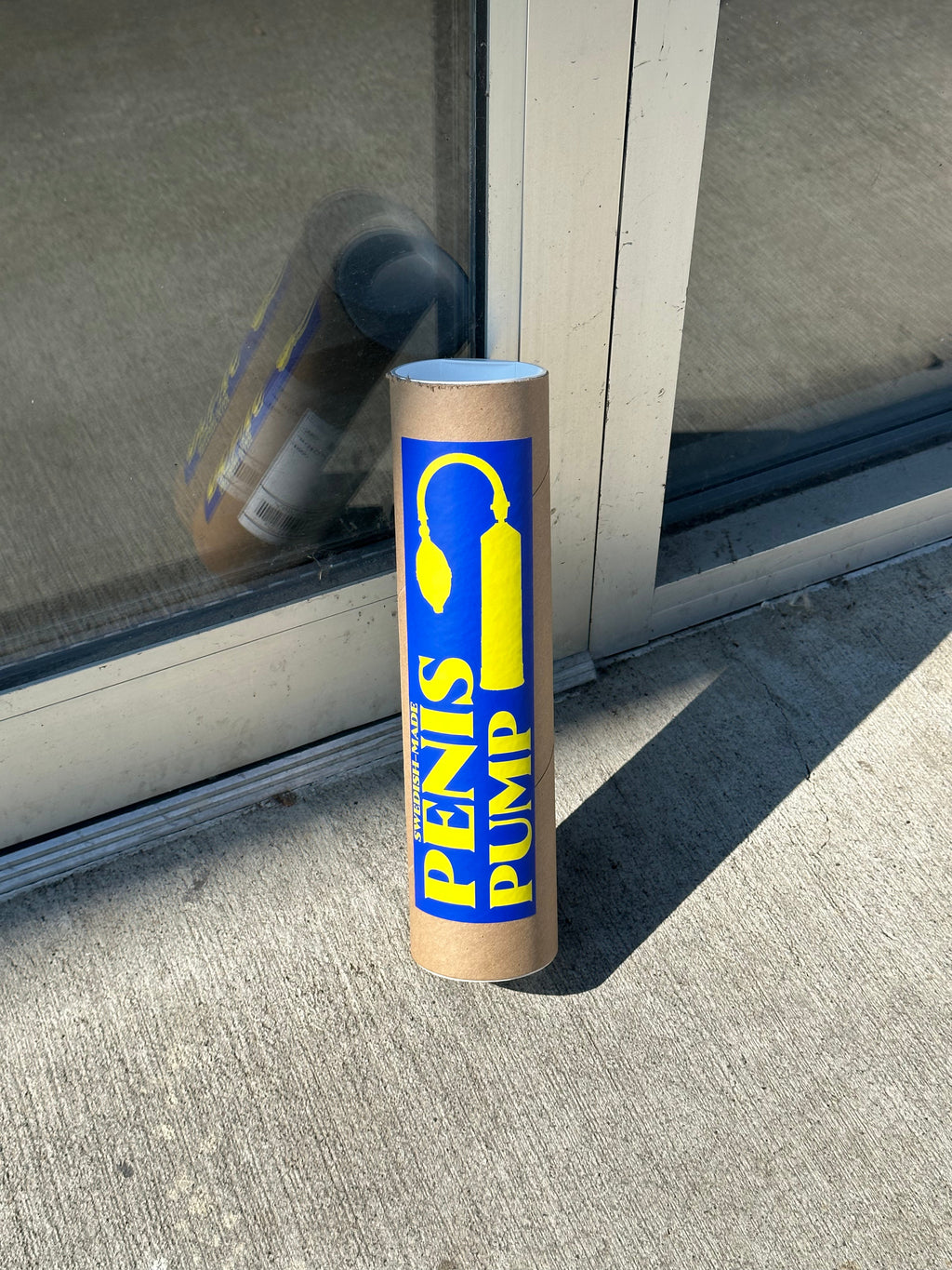 Swedish-Made Penis Pump Prank Package Tube